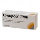 Сиофор 1000, табл. п/о 1000 мг №60