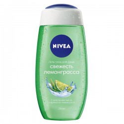 Гель для душа для женщин, Nivea (Нивея) 250 мл арт. 81067 лемонграсс и масло