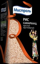 Рис, Мистраль 500 г Самарканд красный круглозерный